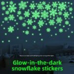Luminous Christmas Snowflake Decoration Stickers - Image 2