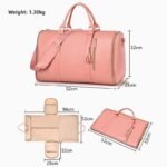 Women's Foldable PU Travel Hand Luggage Bag - Image 4