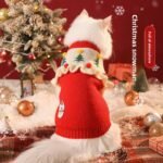 Christmas Pet Cat Sweater Winter Warm Anti-Hair - Image 2